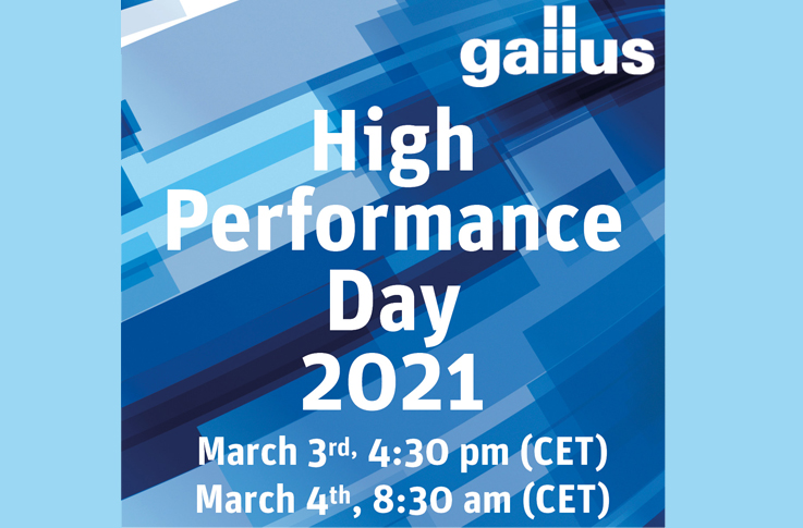 Two-day Gallus High Performance Day 2021 opens today