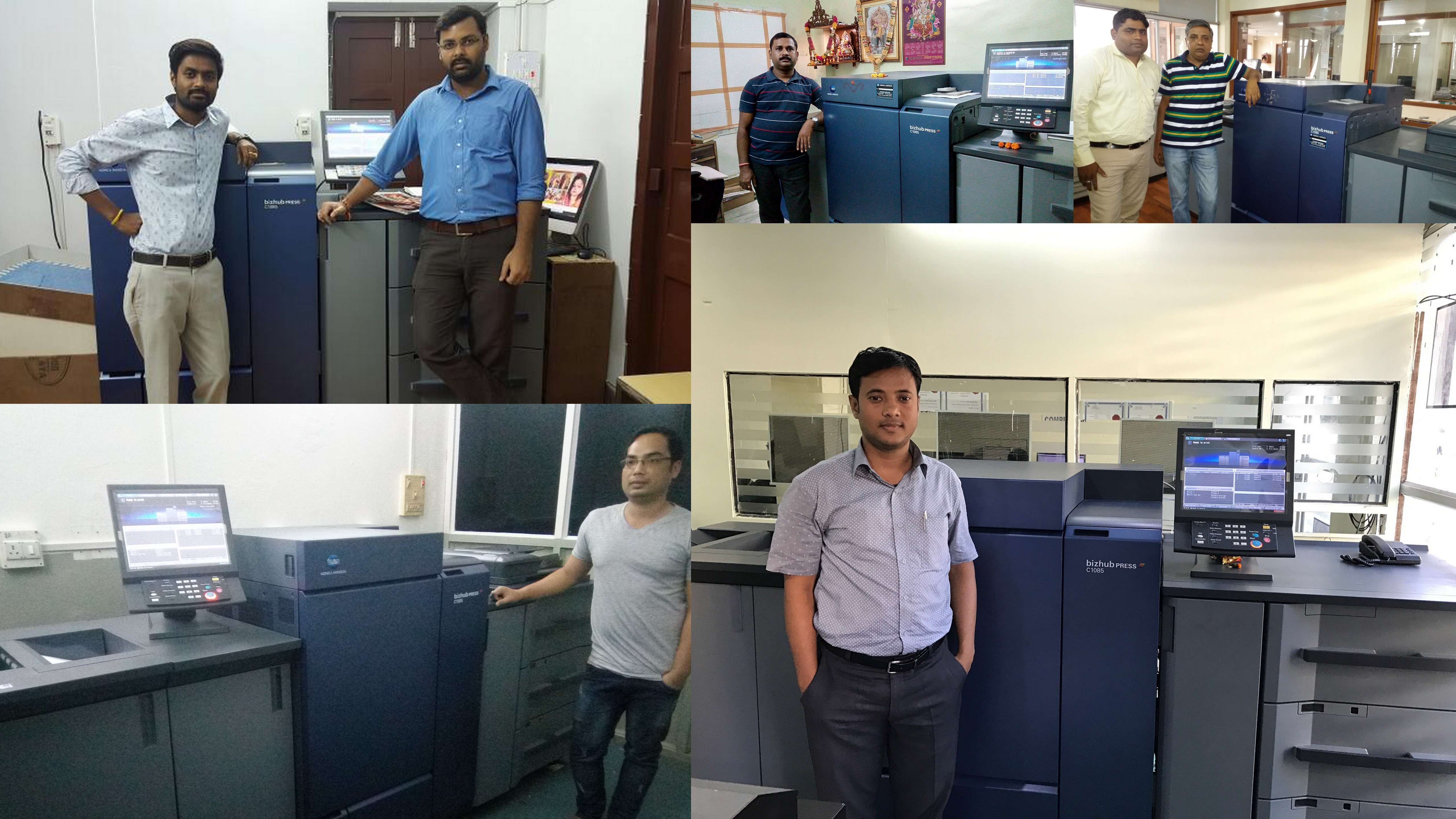Konica Minolta ships seven C1085 kits to Eastern India in 2016