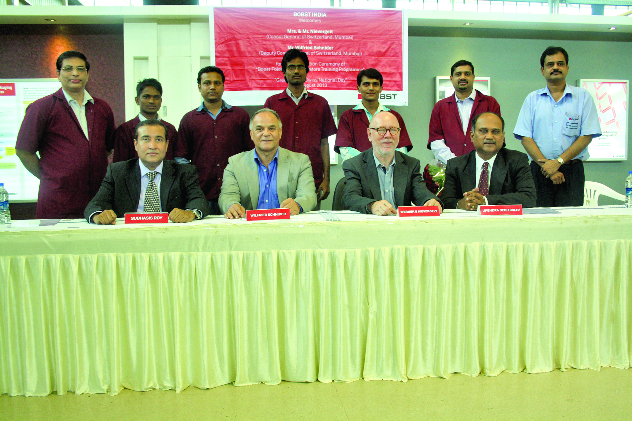 Folder-Gluer Certification programme: Felicitation for top students at Bobst India’s Pune plant