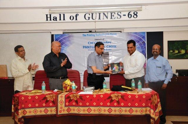 Book on Pantones as CMYK