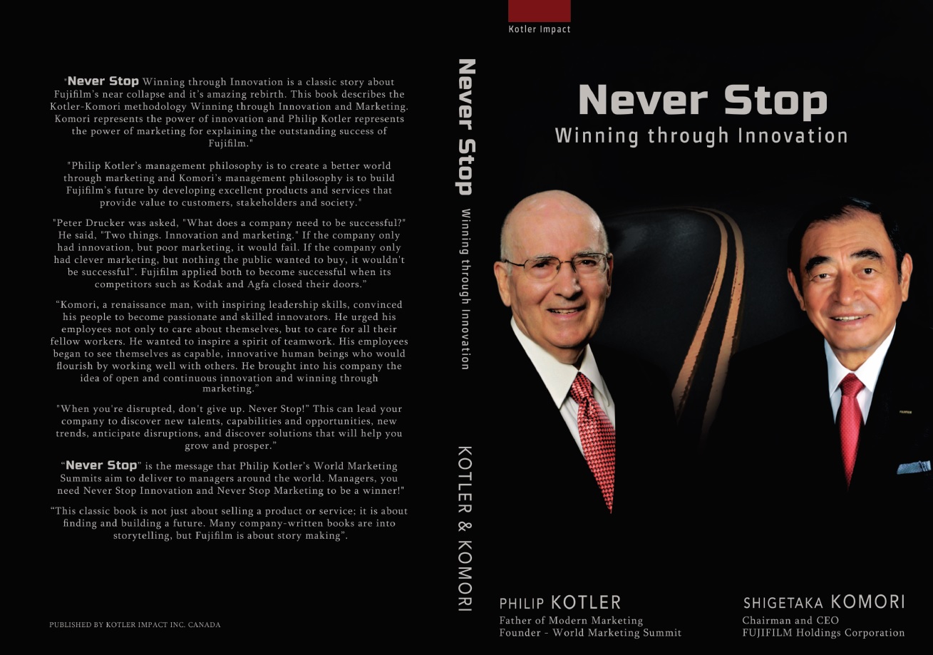 Fujifilm chairman co-authors Never Stop: Winning through Innovation