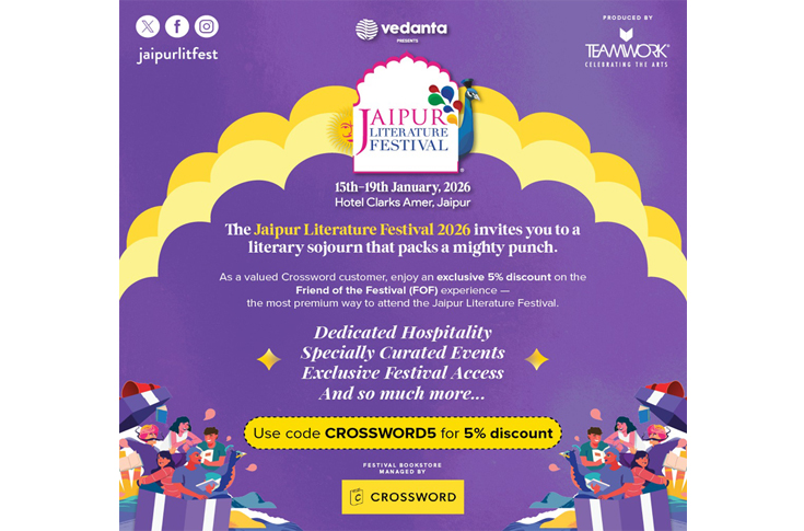Crossword returns as official bookstore partner for JLF 