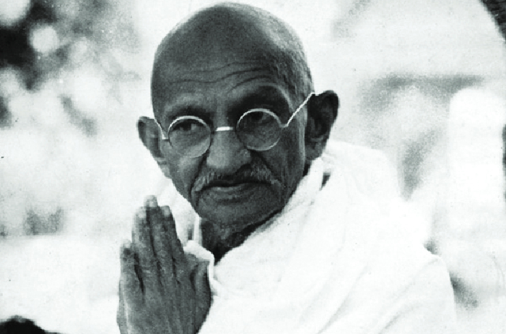 Print mantras from Mahatma Gandhi