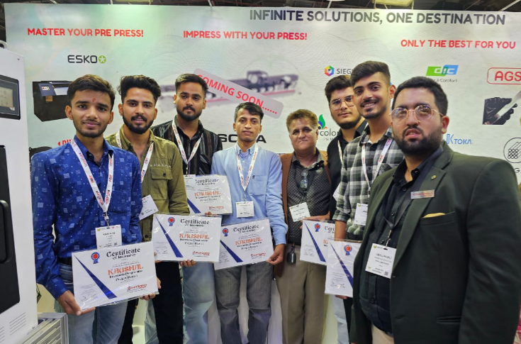 Labelexpo 2024: Popli Graphics distributes accolades to its interns