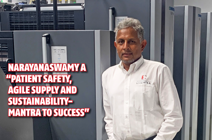 Narayanaswamy A: Patient safety, agile supply and sustainability- mantra to success - The Noel D'Cunha Sunday Column