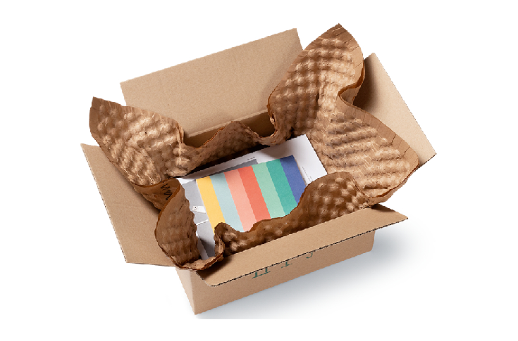 Storopack combines paper and air to replace air bubble film