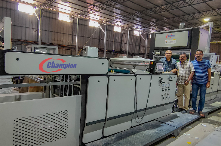 Sterling Print House installs Redlands Champion vertical laminator