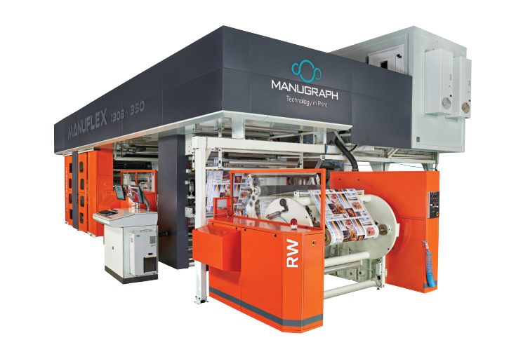 CI flexo press: Manugraph - Manuflex 1308-350