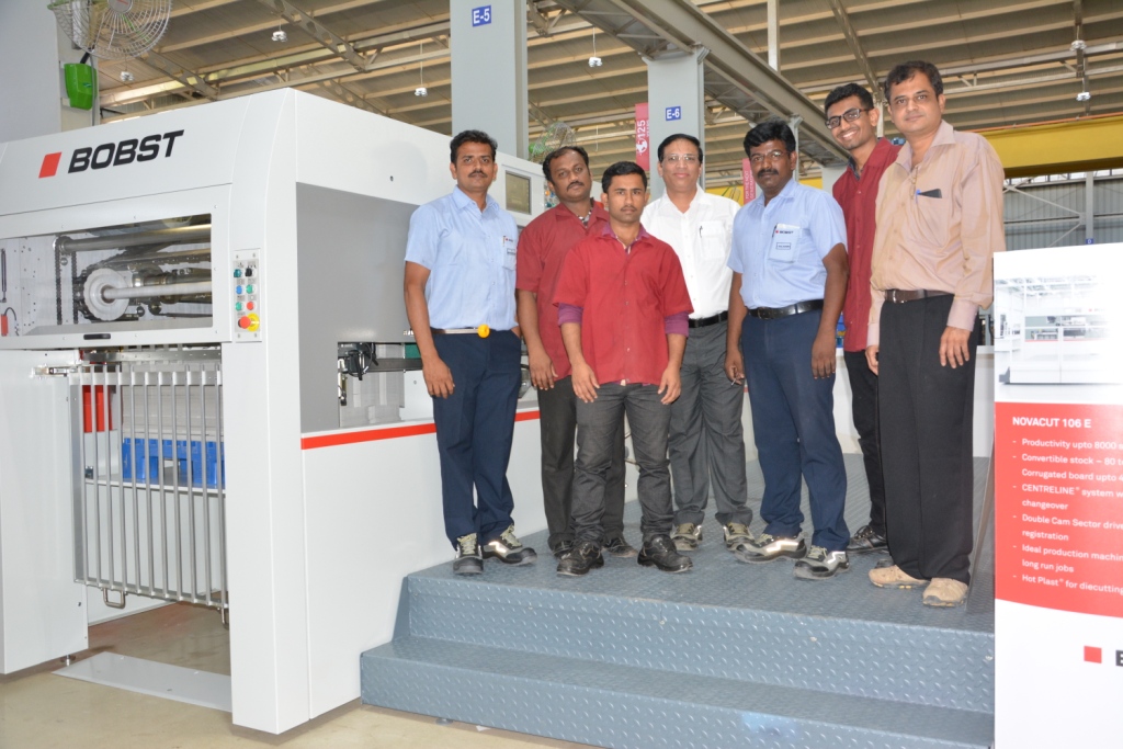 Five men Bobst army to train printers