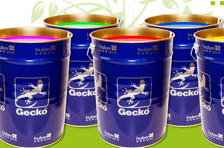 Hubergroup’s Gecko ink bags green certification