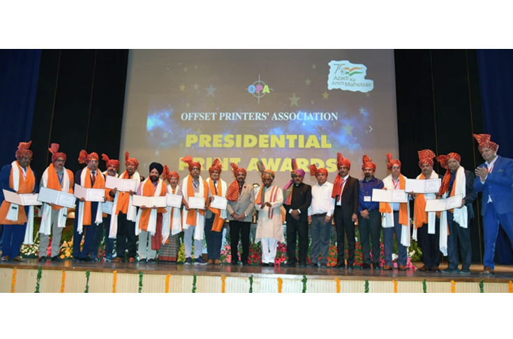 Presidents of printers’ associations honoured