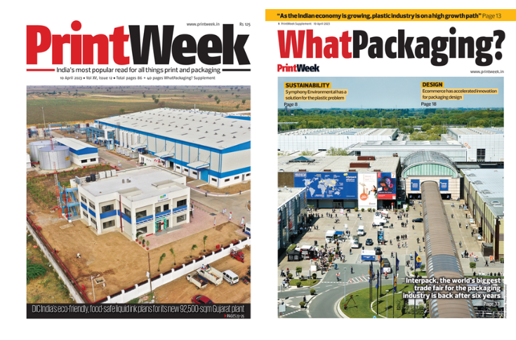 April issue of PrintWeek, WhatPackaging? released