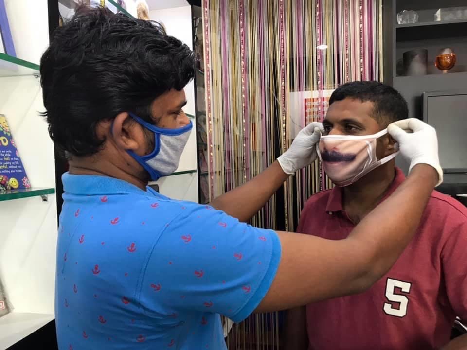 Kottayam studio prints your face on masks, brings back smiles
