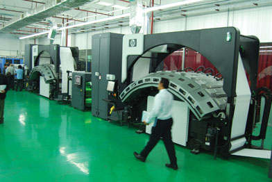 HP T300 inkjet web press enters Asia Pacific at CTPS in China