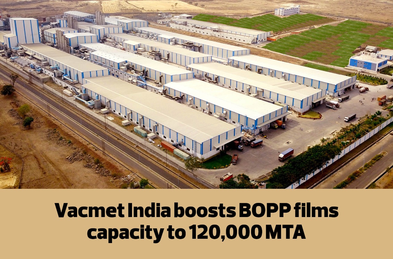 Vacmet India boosts BOPP film capacity to 120,000 MTA