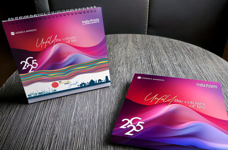 Konica Minolta celebrates colours in its calendar