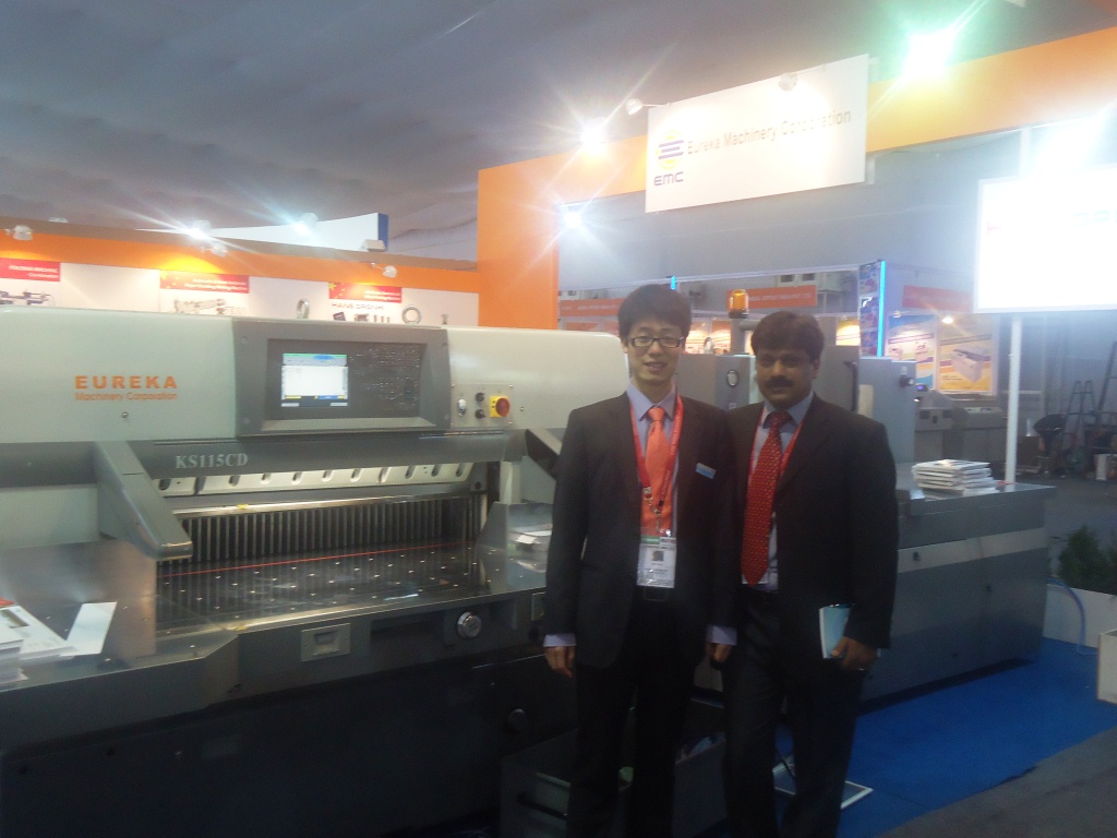 Eureka Machinery Corporation announces sale of paper-cutting machine