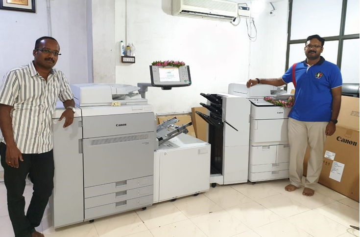 Erode’s Spy Printers installs South India’s first Canon ImagePress C910