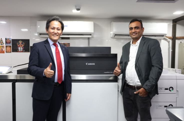 Canon launches ImagePress V1350, Mumbai’s Prince Graphics becomes the first to install it