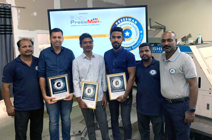 Pressman completes three batches of training in offset print process