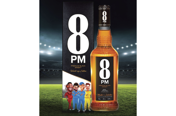 Radico unveils 8 PM World Cup pack