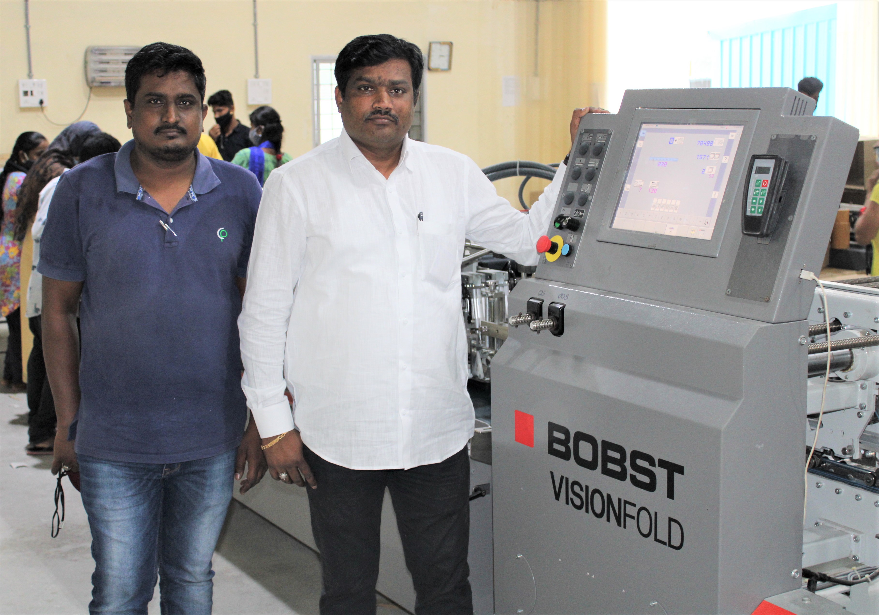 CPP gives converting a Bobst Visionfold push