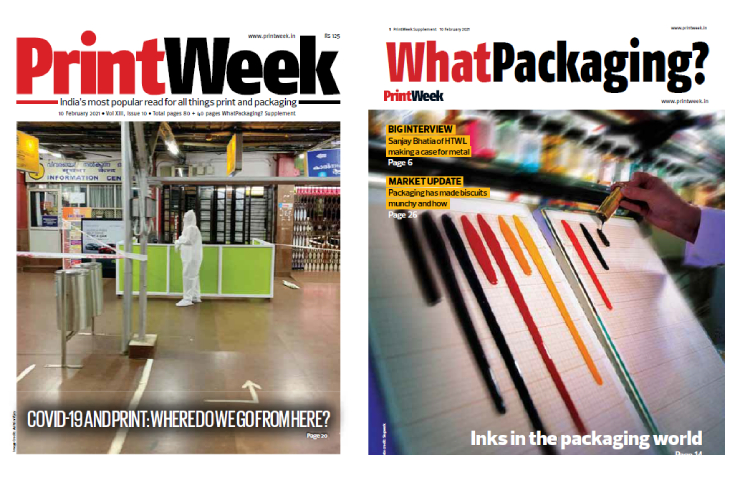 February issue of PrintWeek, WhatPackaging? now available 