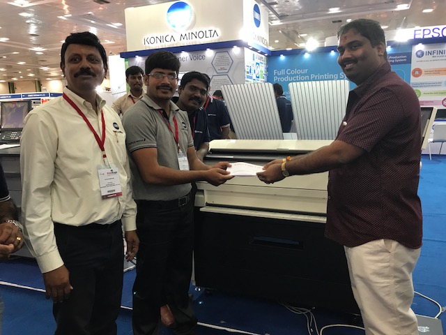 Konica Minolta woos visitors at Print Expo 2017