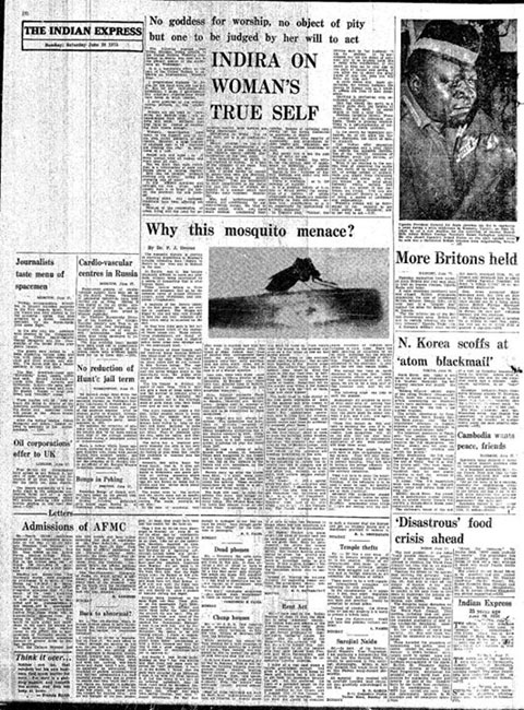 How print stood tall during India's 21 month nightmare