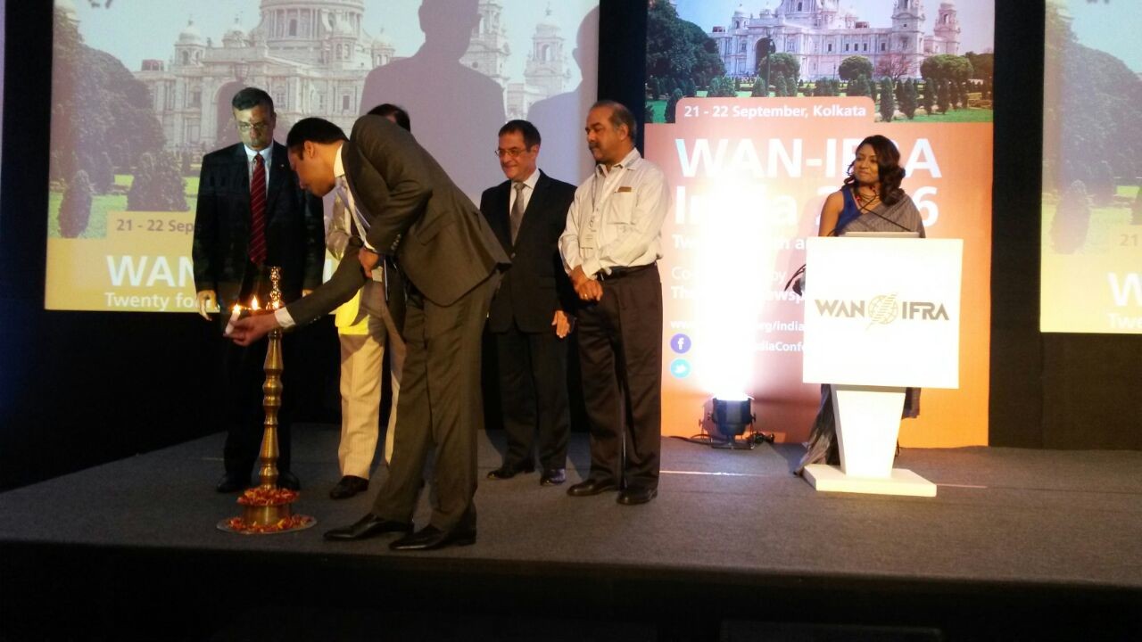 Wan-Ifra India 2016 Conference begins today in Kolkata