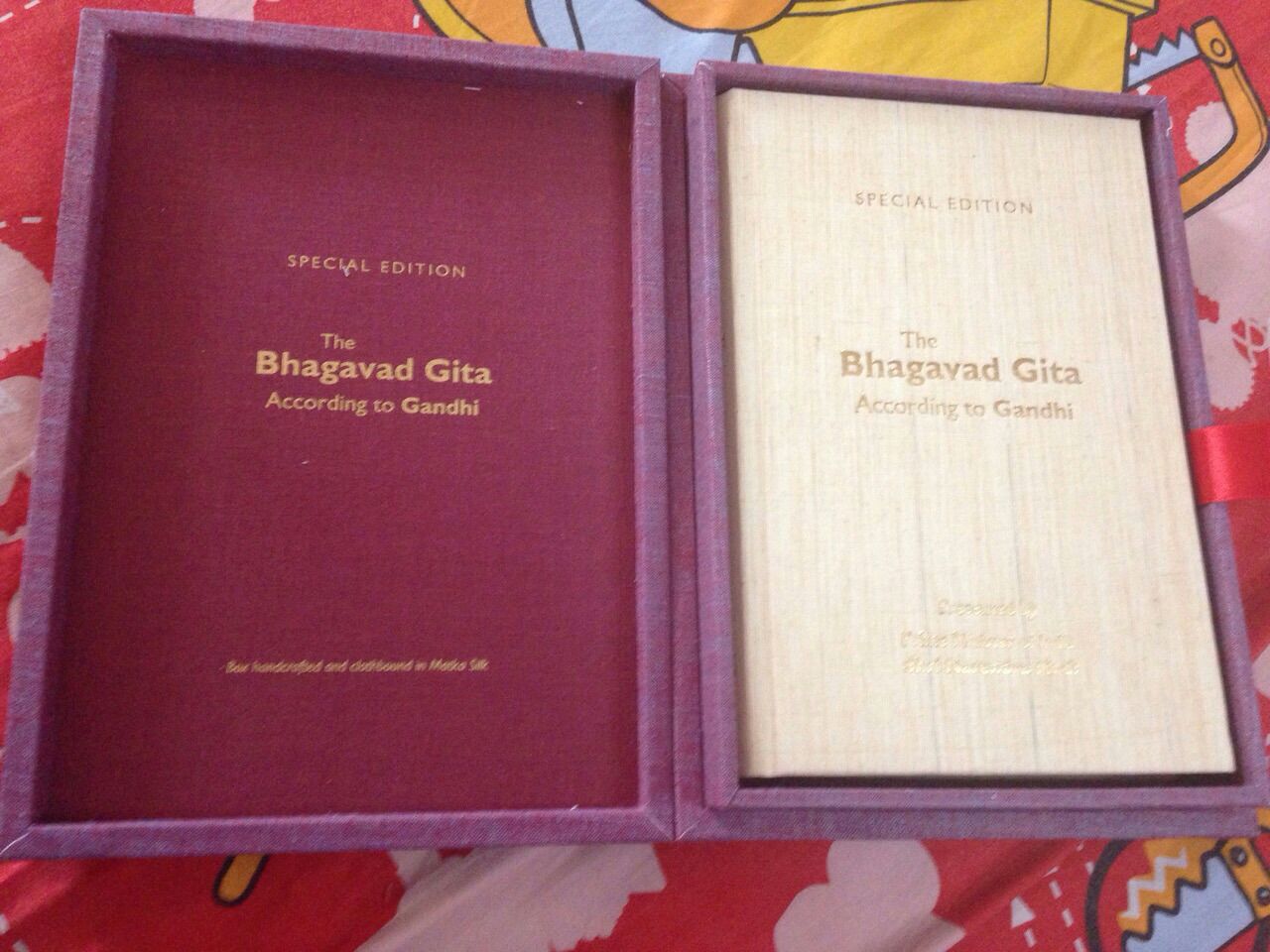 Avantika-printed Bhagwad Gita presented to President Obama