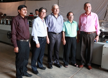 PEW showcase its Glory G30 side gathering machine