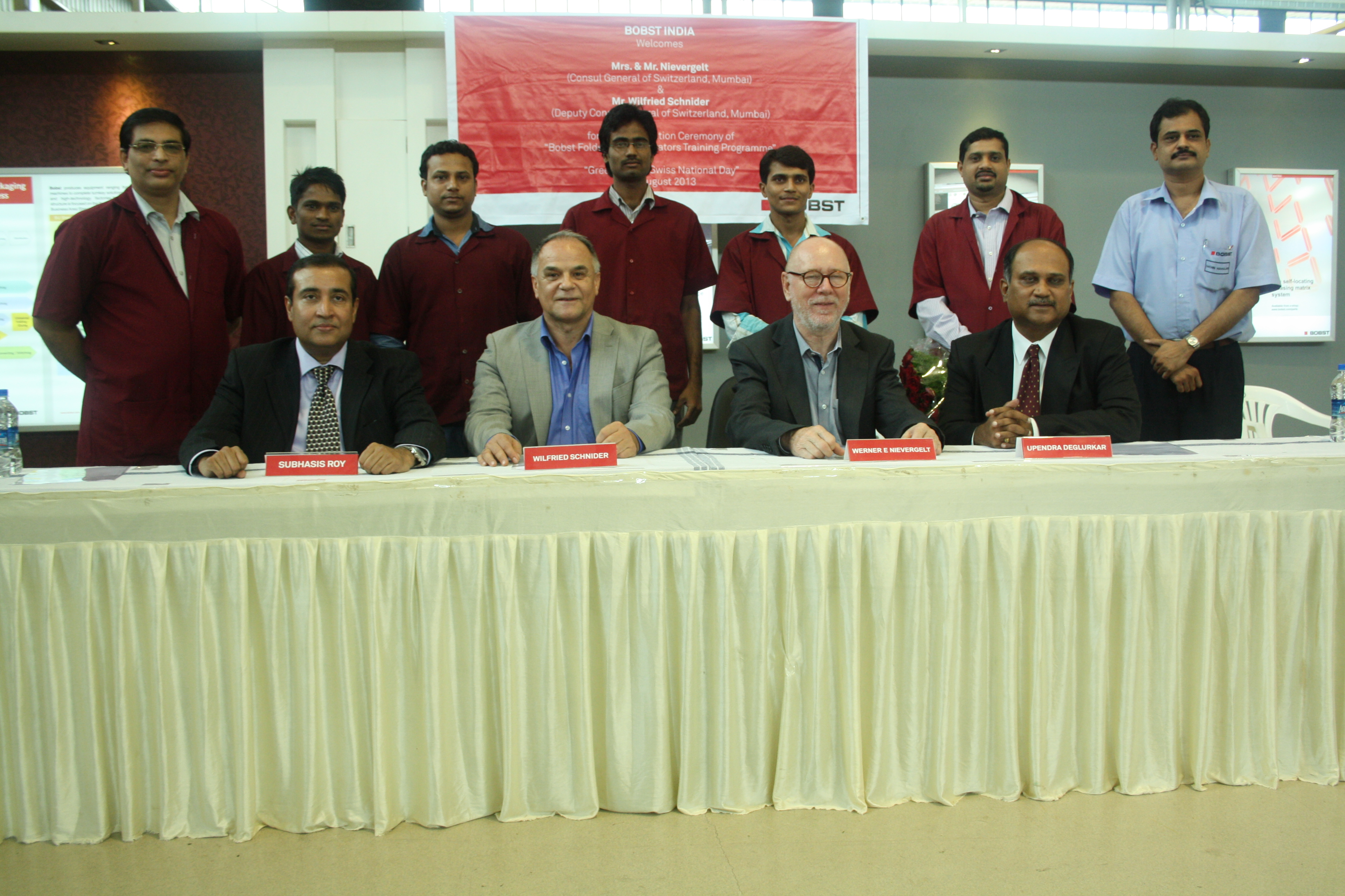 Bobst India felicitates students of its inaugural training course on folder-gluer