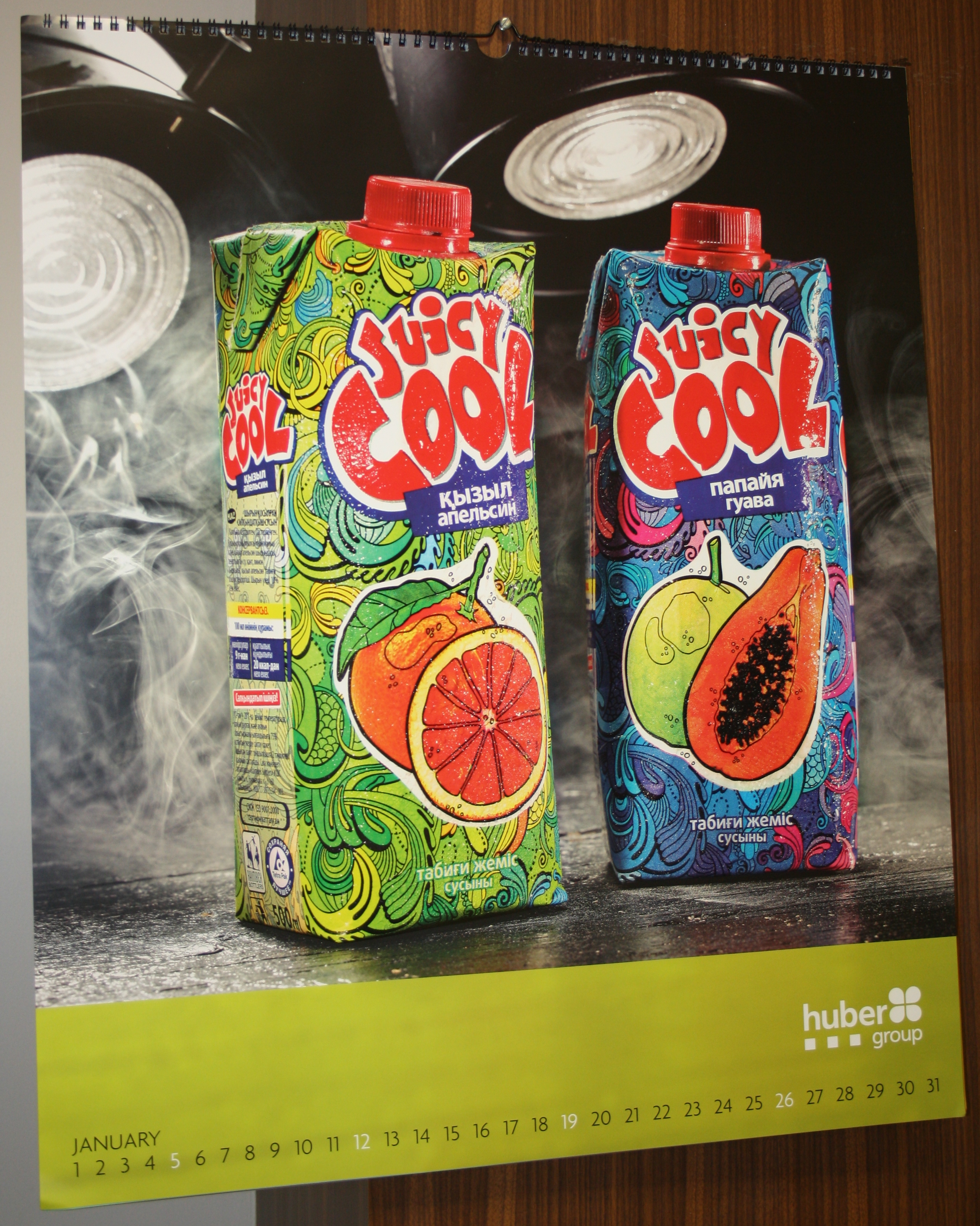 Huber Group ushers 2014 with Packaging Colors calendar