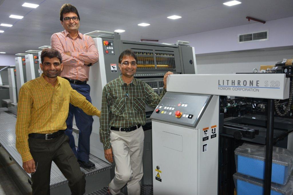 Legriffe Offset installs India’s first five-colour plus coater HUV K Dry Komori kit
