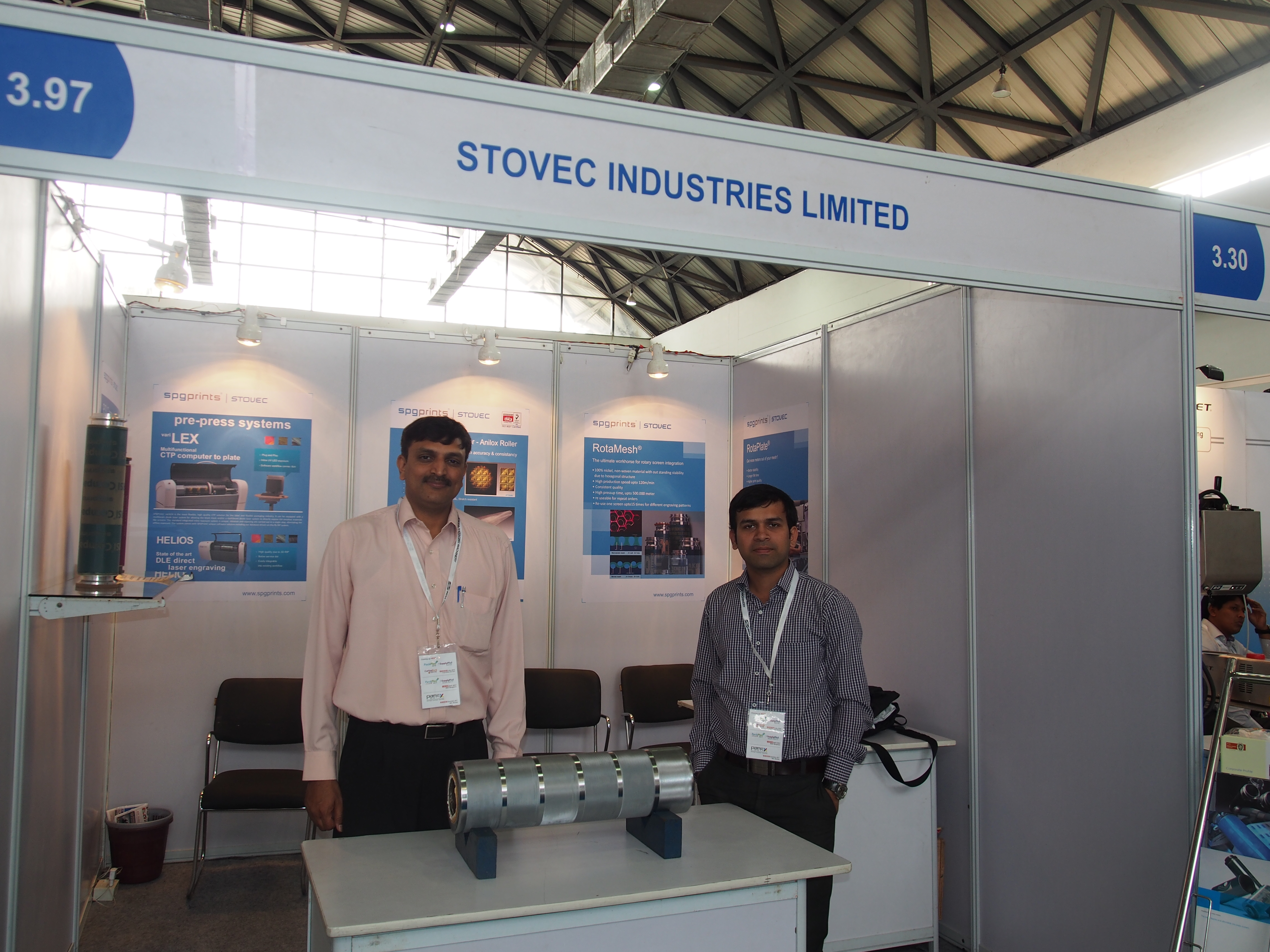 Mechanical anilox rollers by Stovec