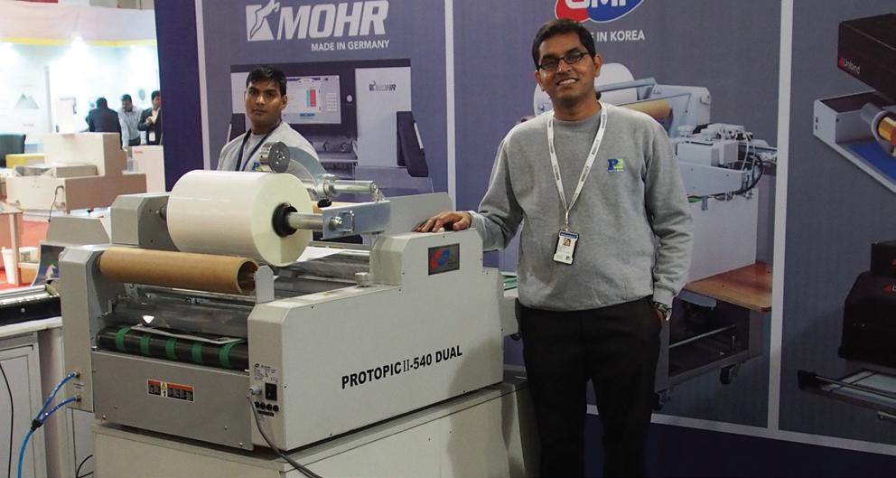 Late entrant, Paper Bind brings GMP’s Protopic lamination machine to show