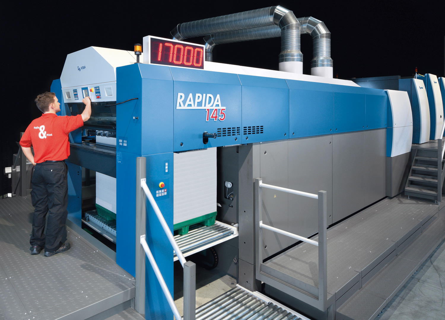 KBA heats up the show with Rapida 145’s Asian debut