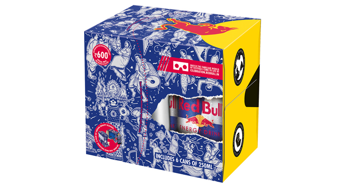 Red Bull launches limited edition festival cans, virtual reality pack