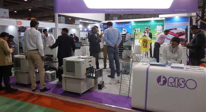 Riso makes an inkjet mark at Pamex