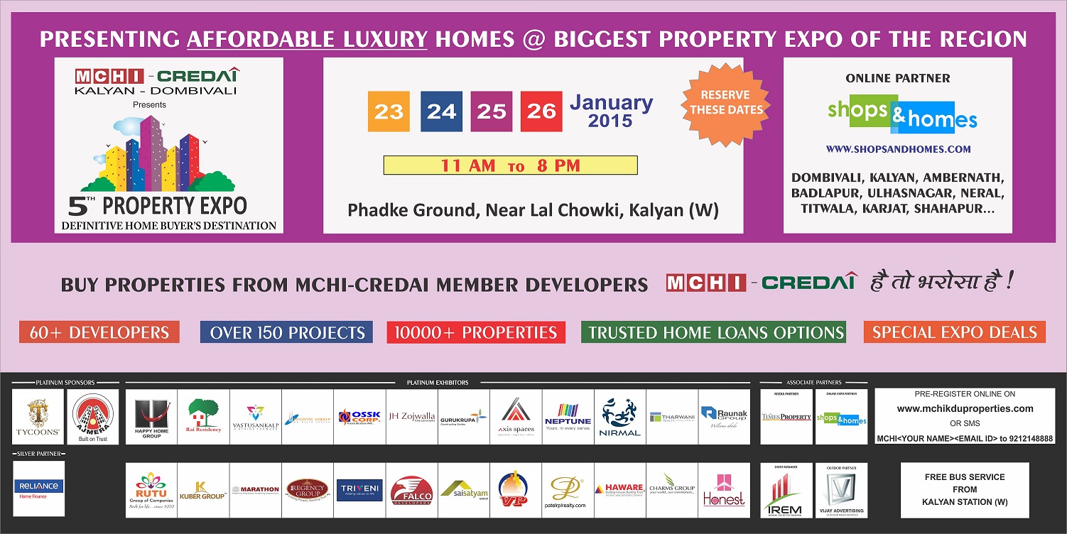 MCHI-CREDAI Kalyan Dombivli 5th Property Expo