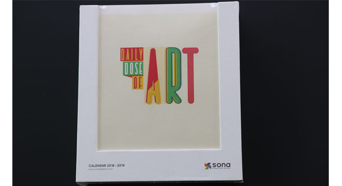 Sona’s 2018-19 calendar features 365 artworks by 365 young artists