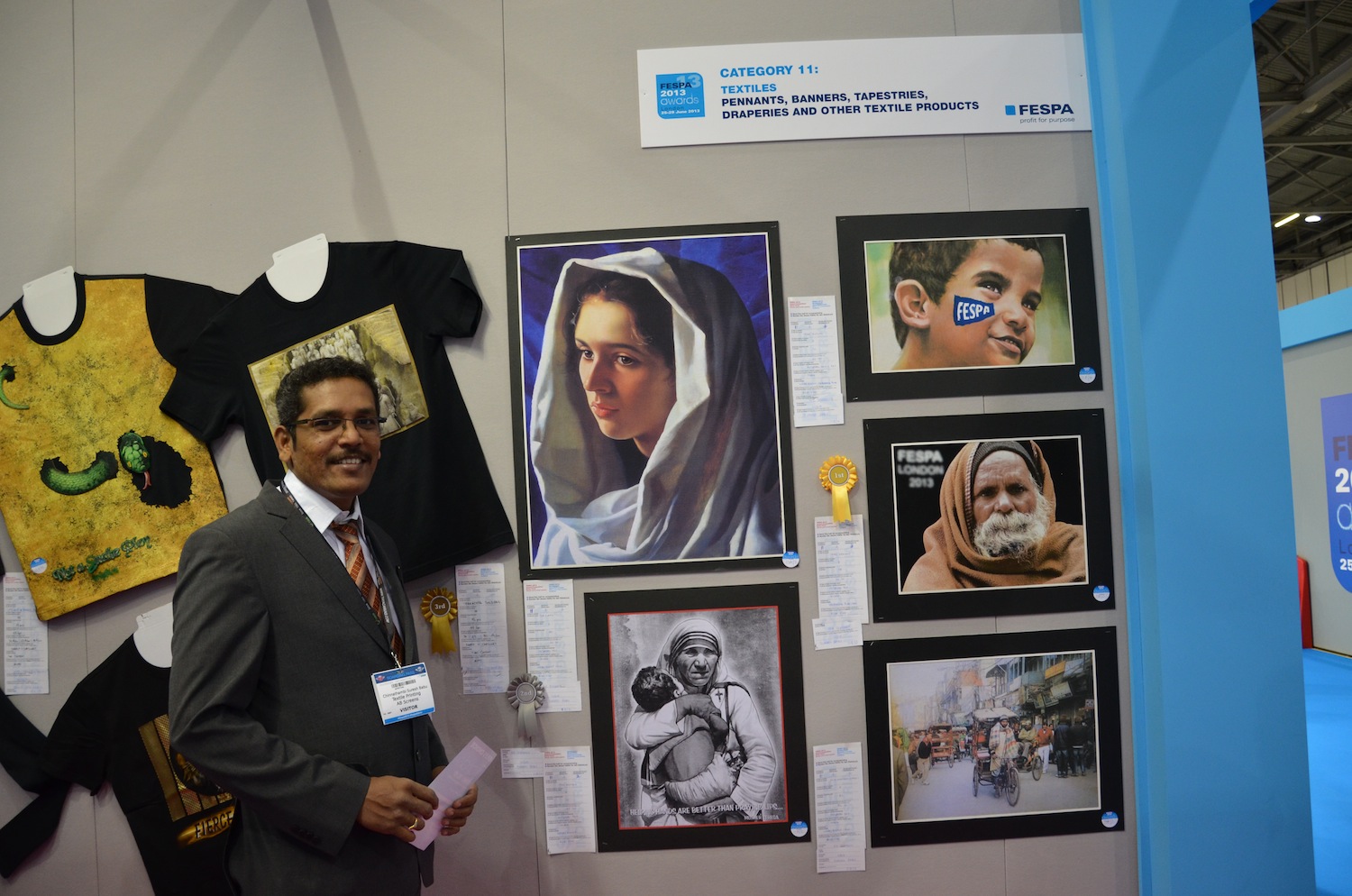 Suresh Babu of A B Screens wins Fespa Hall of Fame 2013