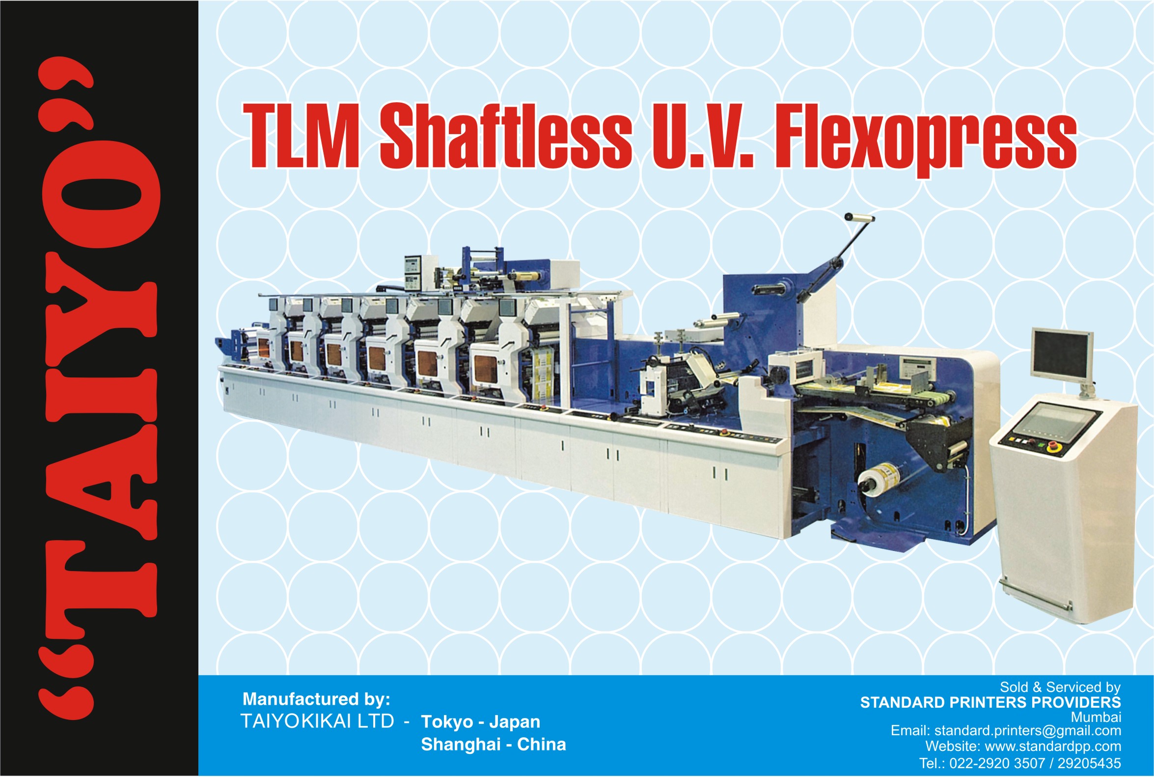 Taiyo Kikai to display latest label press at China Print 2013