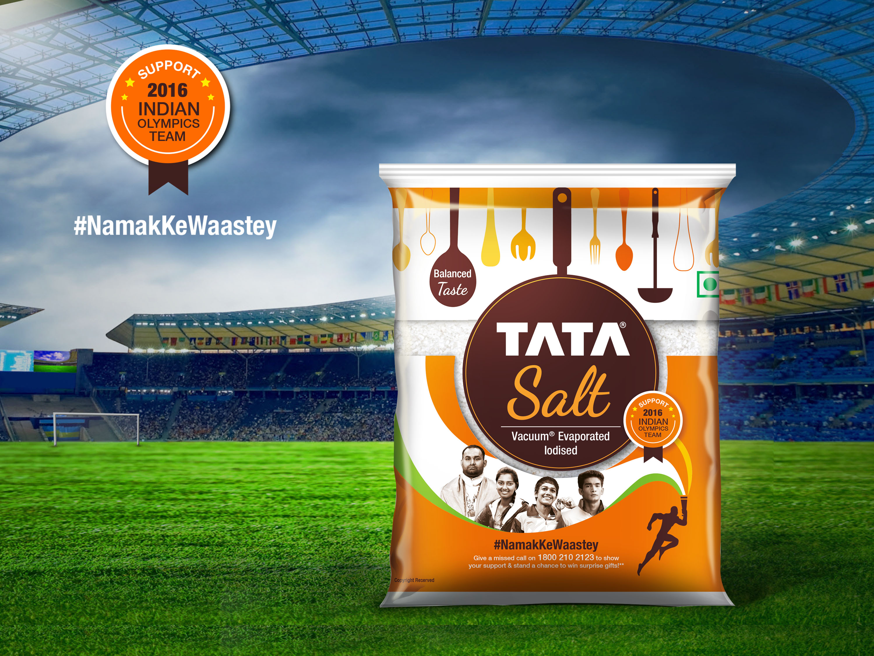 Elephant designs Tata Salt limited edition Olympics packs