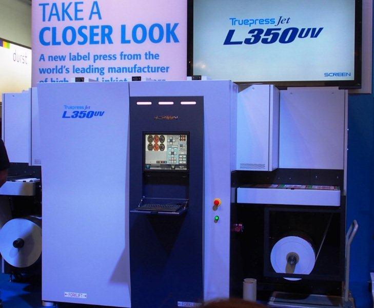 Screen debuts the Truepress L350UV+ series