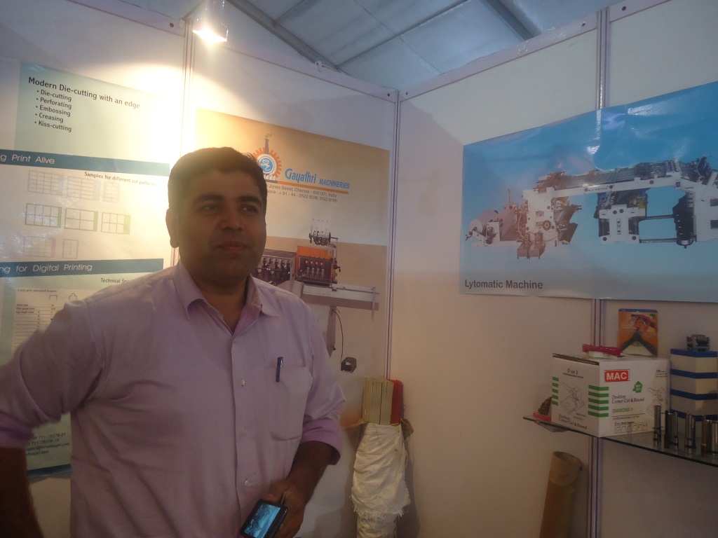 Gayathri Machineries showcases stitching machines