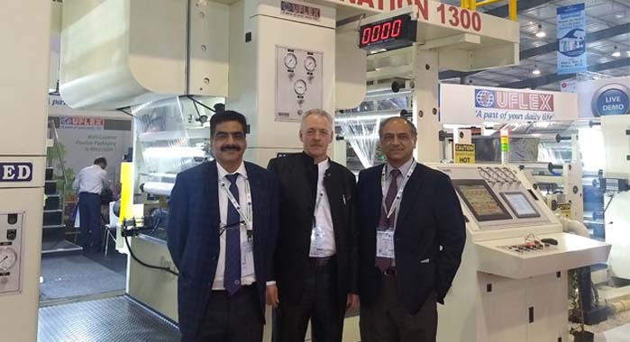 Uflex demonstrates high-end co-extrusion laminator
