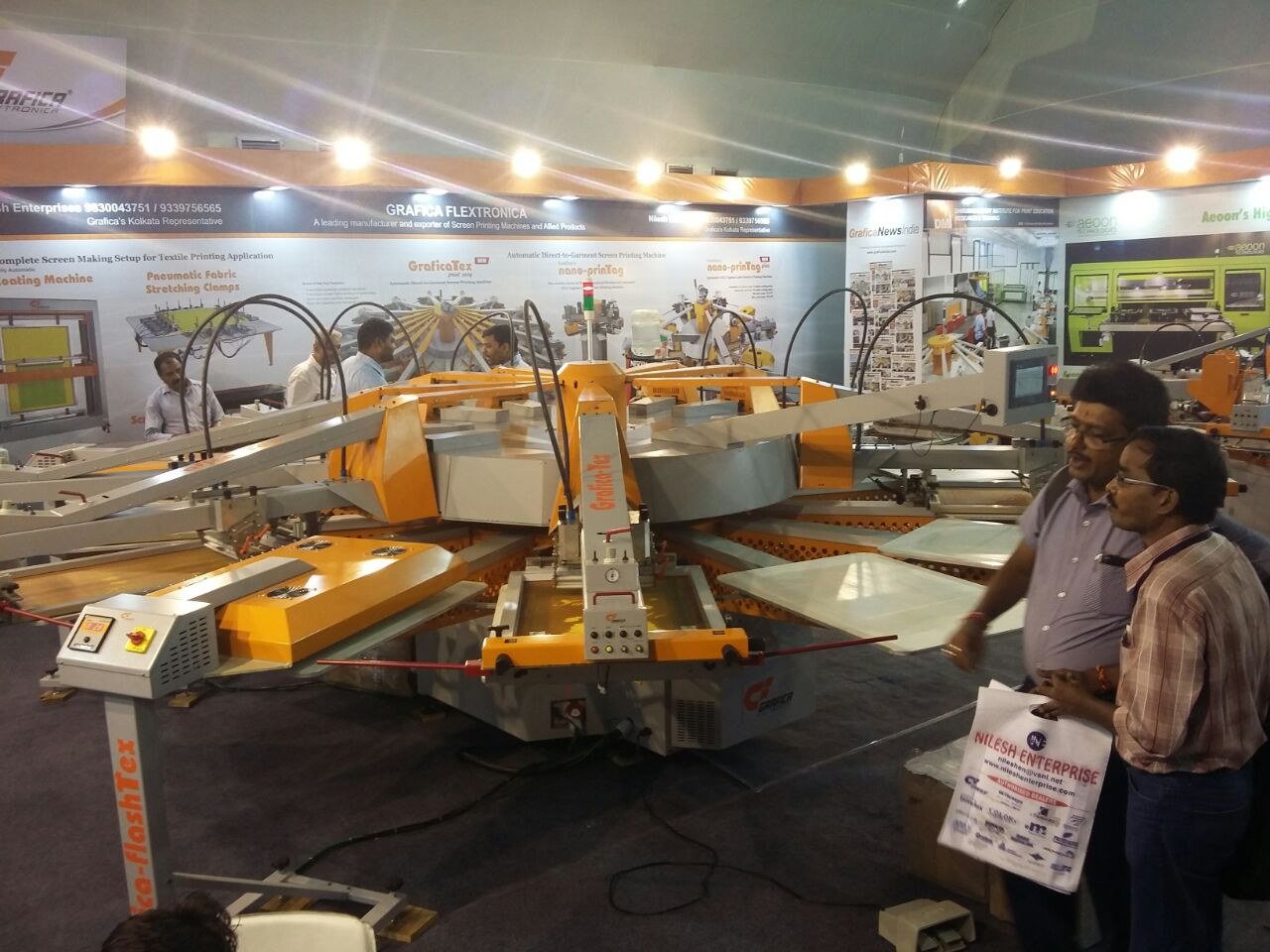 Grafica exhibits GraficaTex at Garknit-X 2016