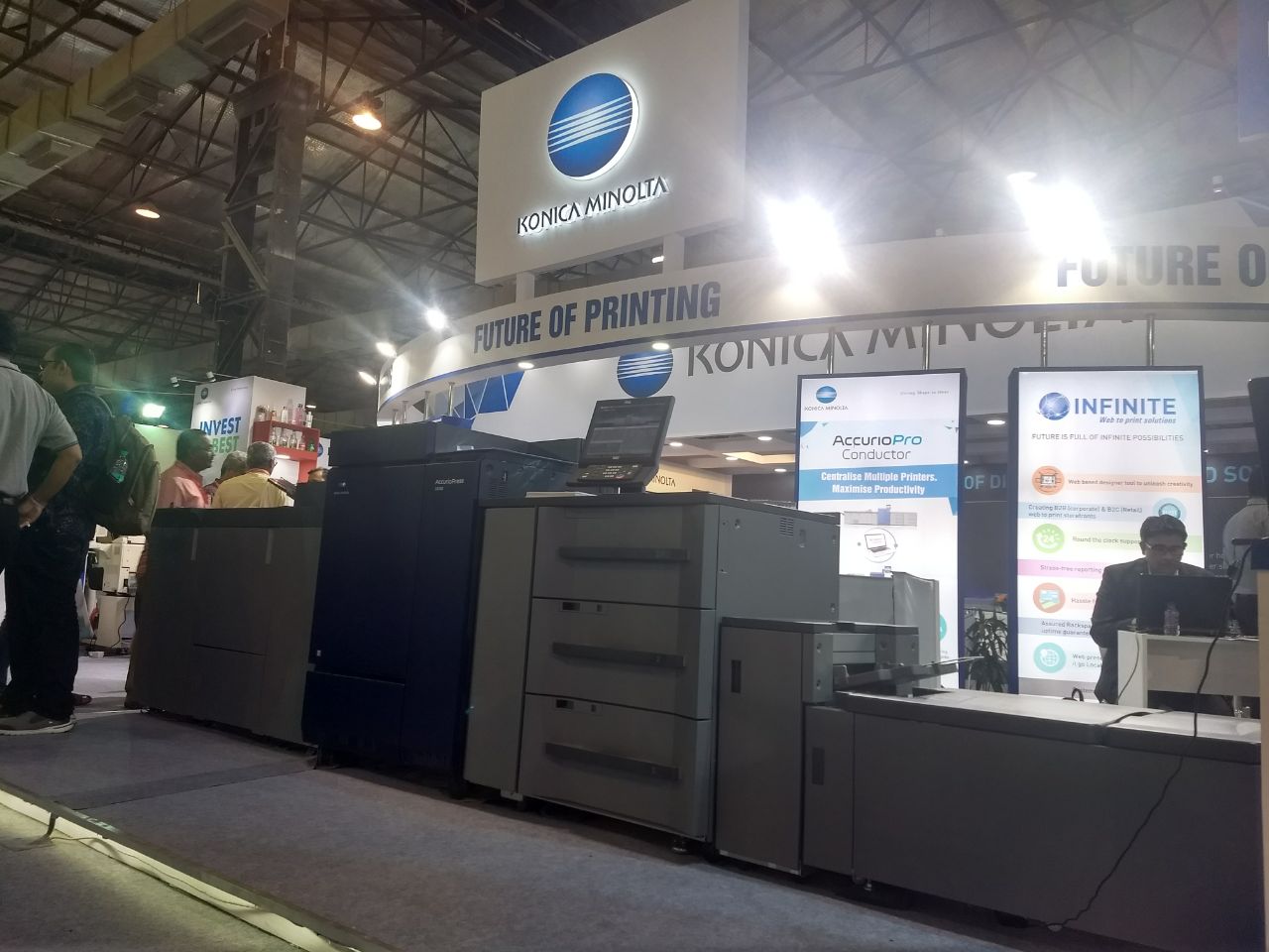Konica Minolta gives the new AccurioPress C6100 and C6085 a Pamex launch